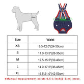 KUTKUT Pet Menstrual Pant|Pet Physiological Pant, Washable Female Small Dog Diaper | Sanitary Short Pantie Dog Underwear (Blue)-Diapers-kutkutstyle